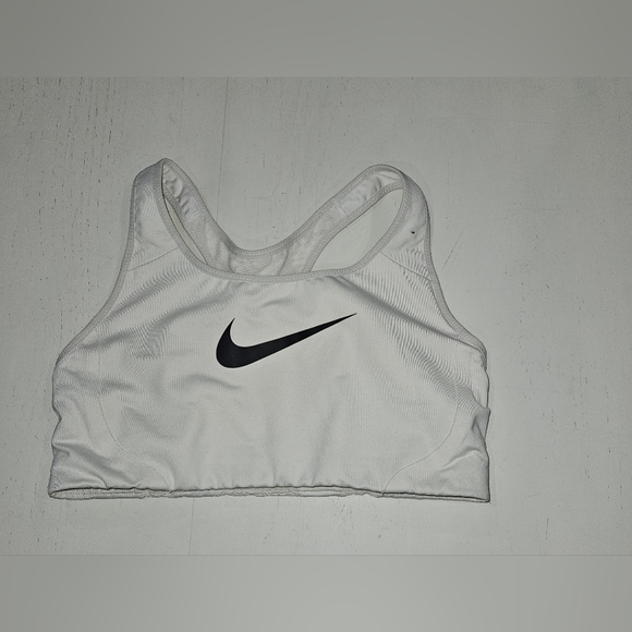 Nike Women's White Sports Bra - Picture 2 of 5